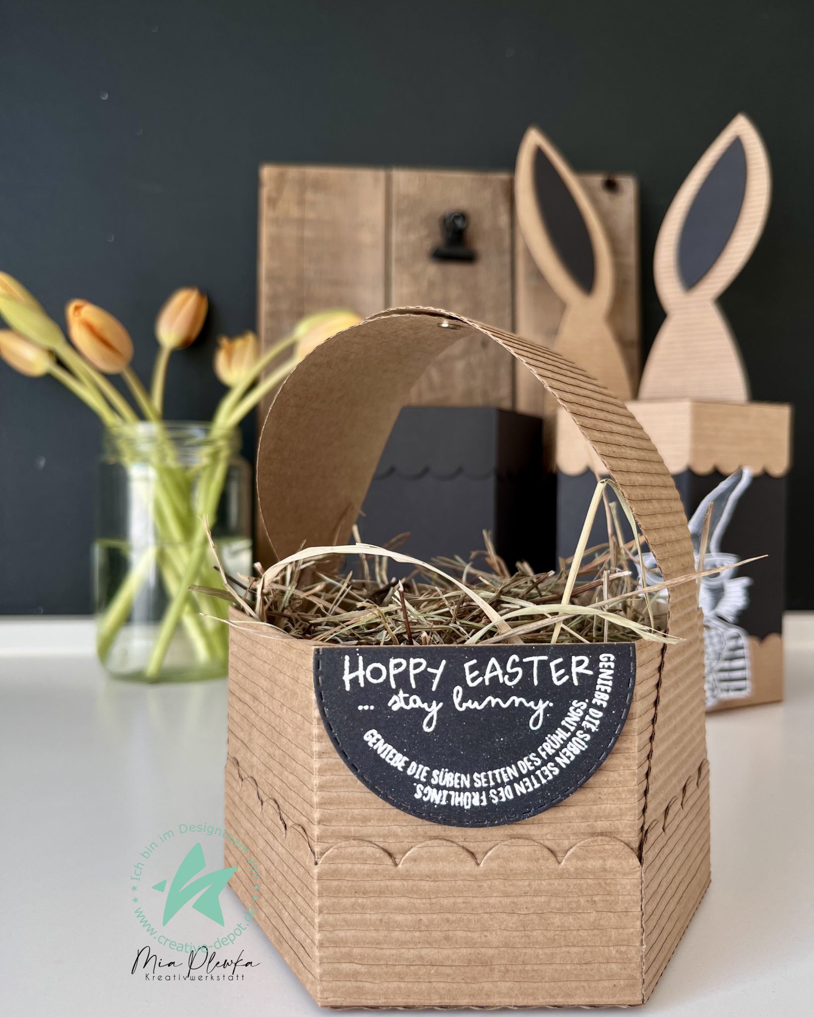 Sechseckbox für Ostern